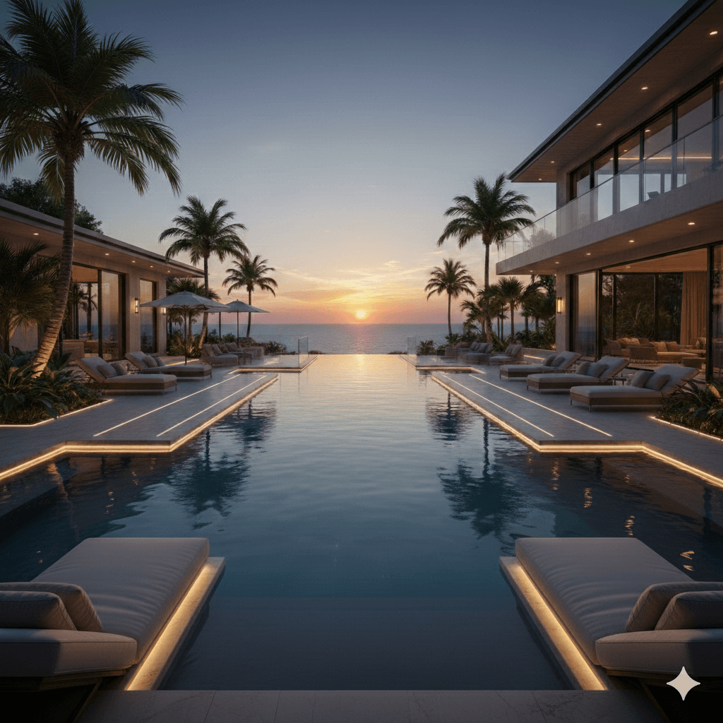 تنظيف المسابح