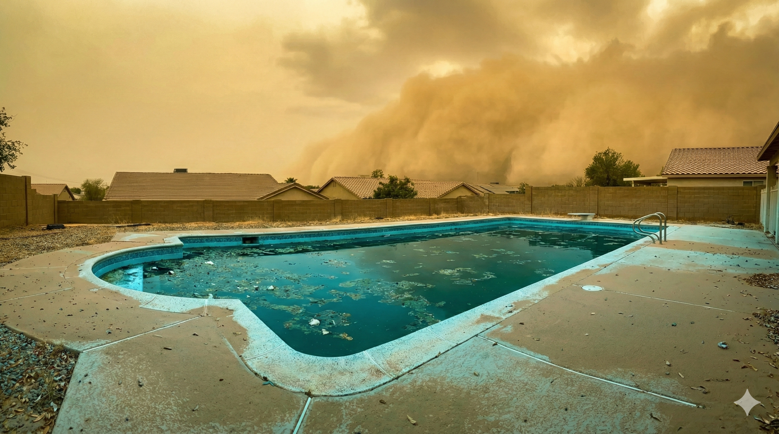 Pool Before Sandstorm