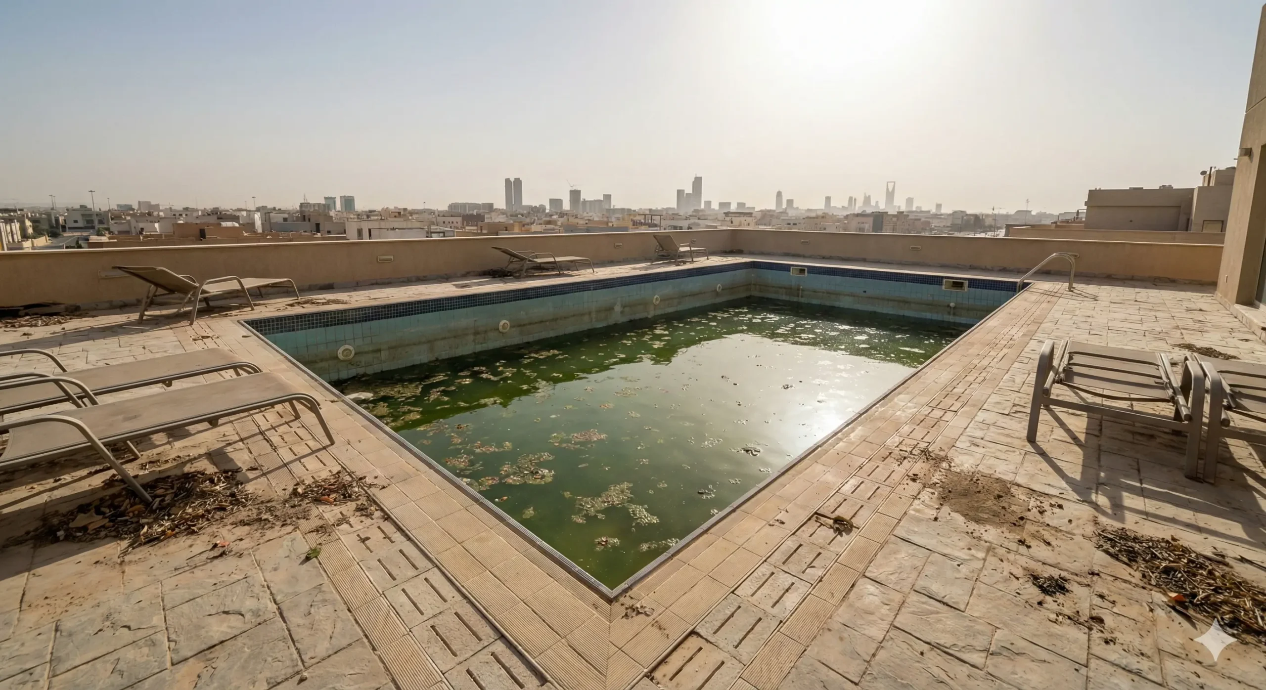 Pool Before Sandstorm