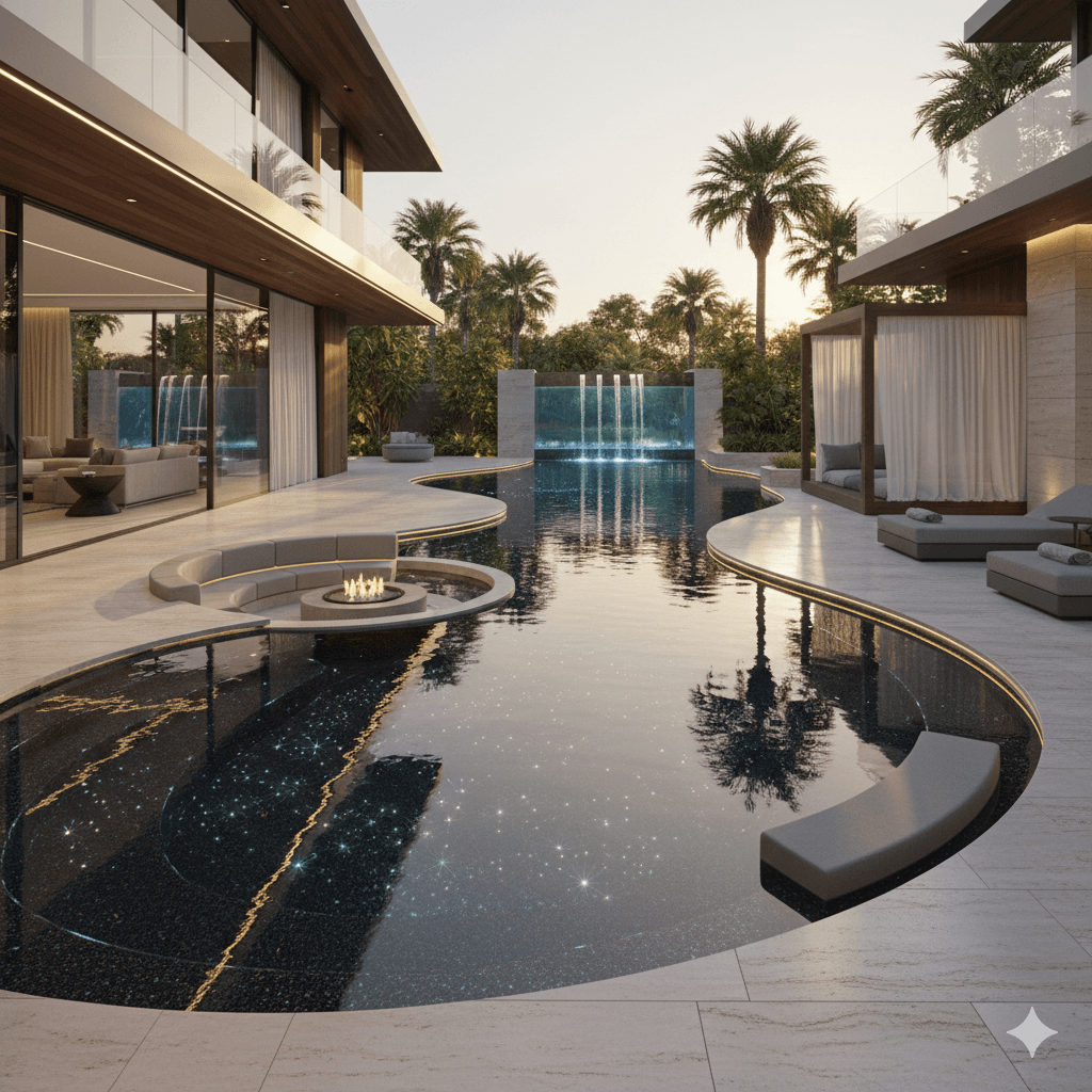 مسابح فلل خارجية