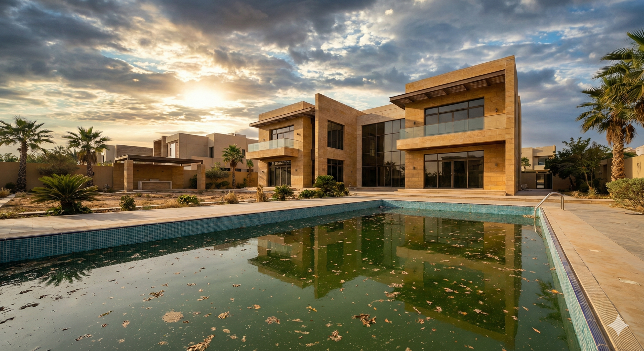 Pool Before Sandstorm