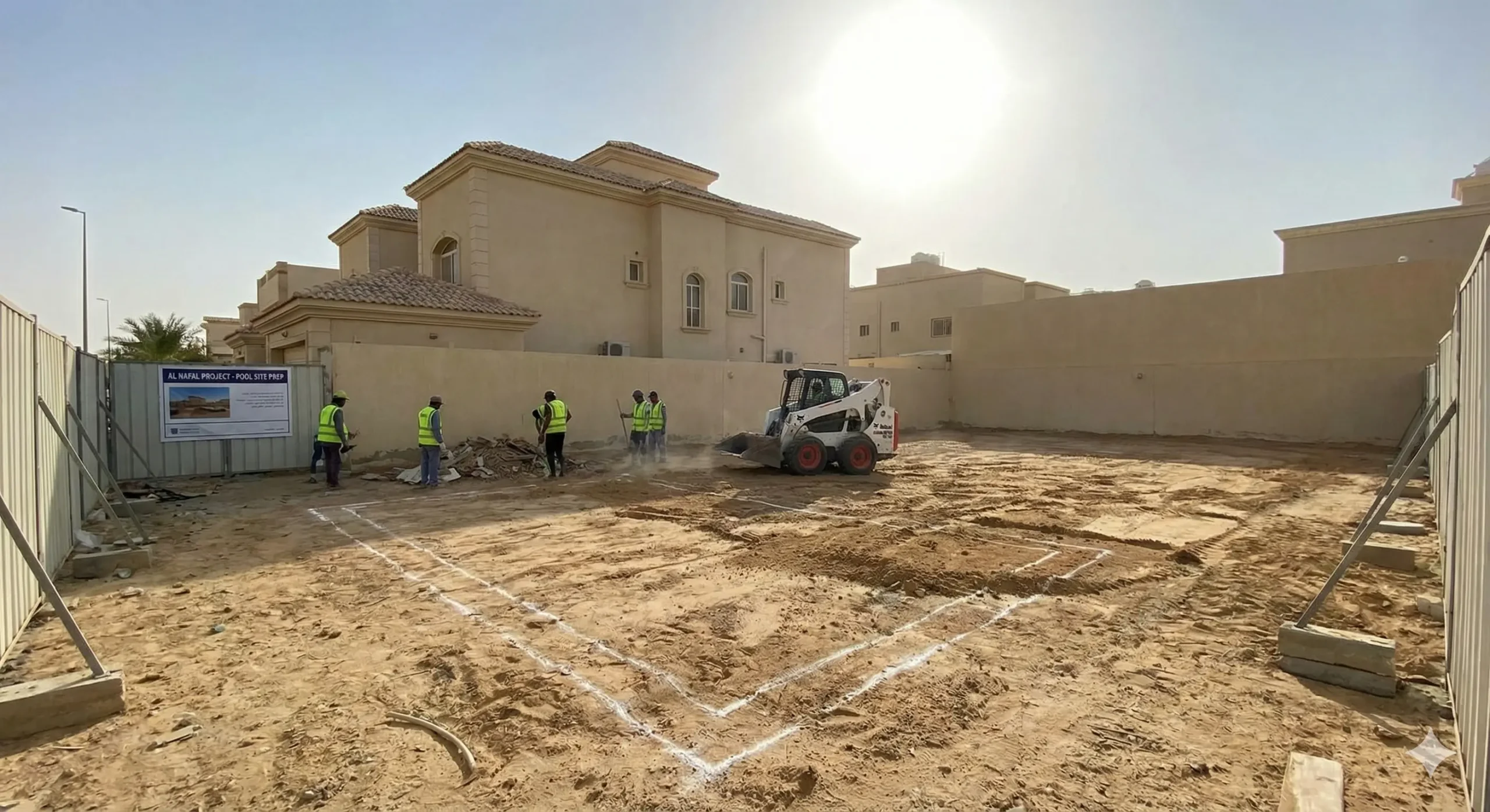 Pool Before Sandstorm