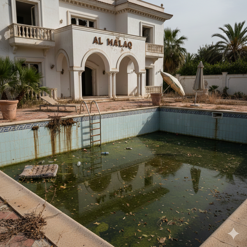 Pool Before Sandstorm