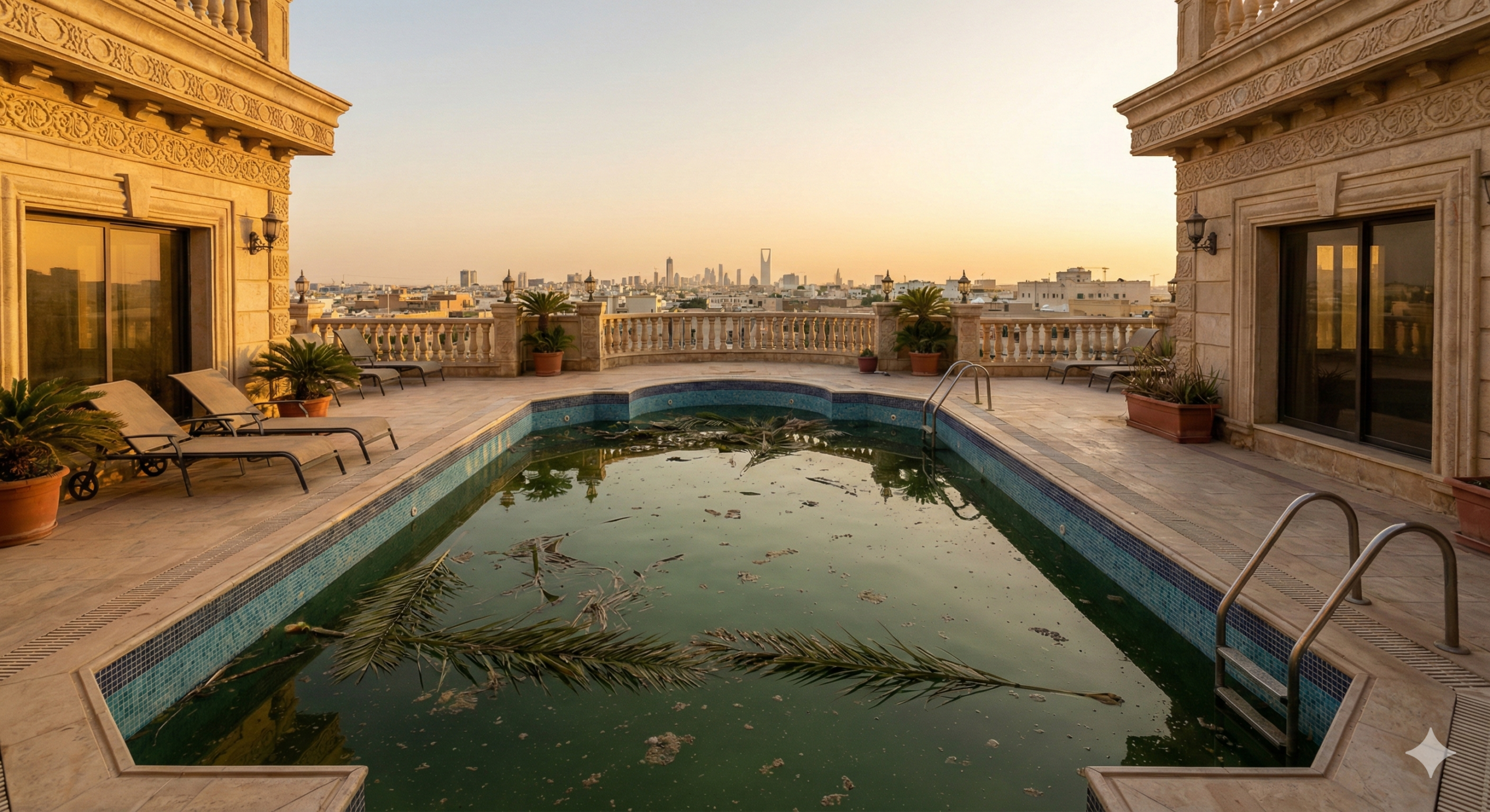 Pool Before Sandstorm