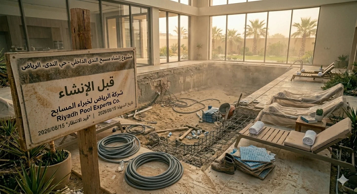 المسبح قبل العاصفة الرملية