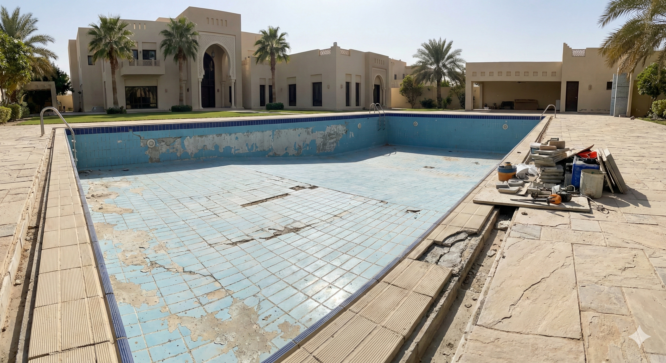 Pool Before Sandstorm