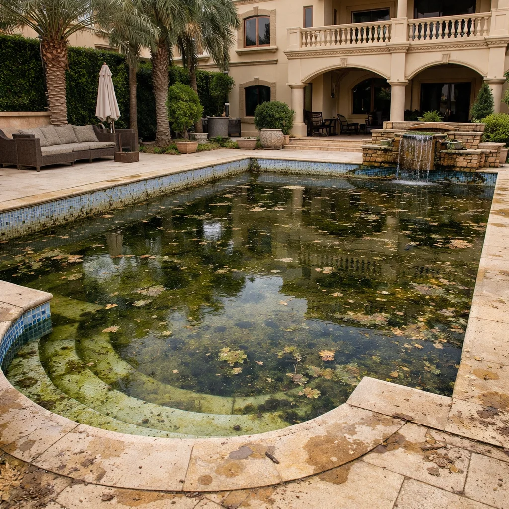 المسبح قبل العاصفة الرملية