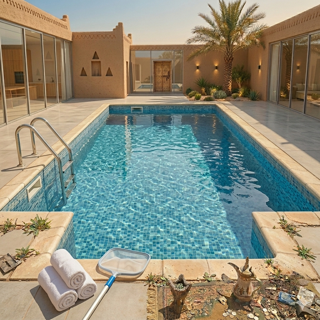 تنفيذ مسبح واقعي