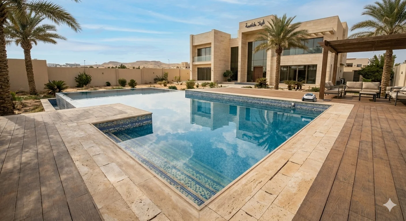 Pool After Cleaning Diplomatic Quarter