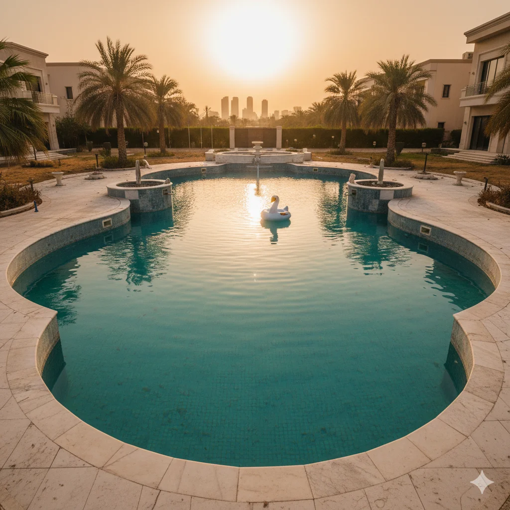 Pool After Cleaning Al Mansourah
