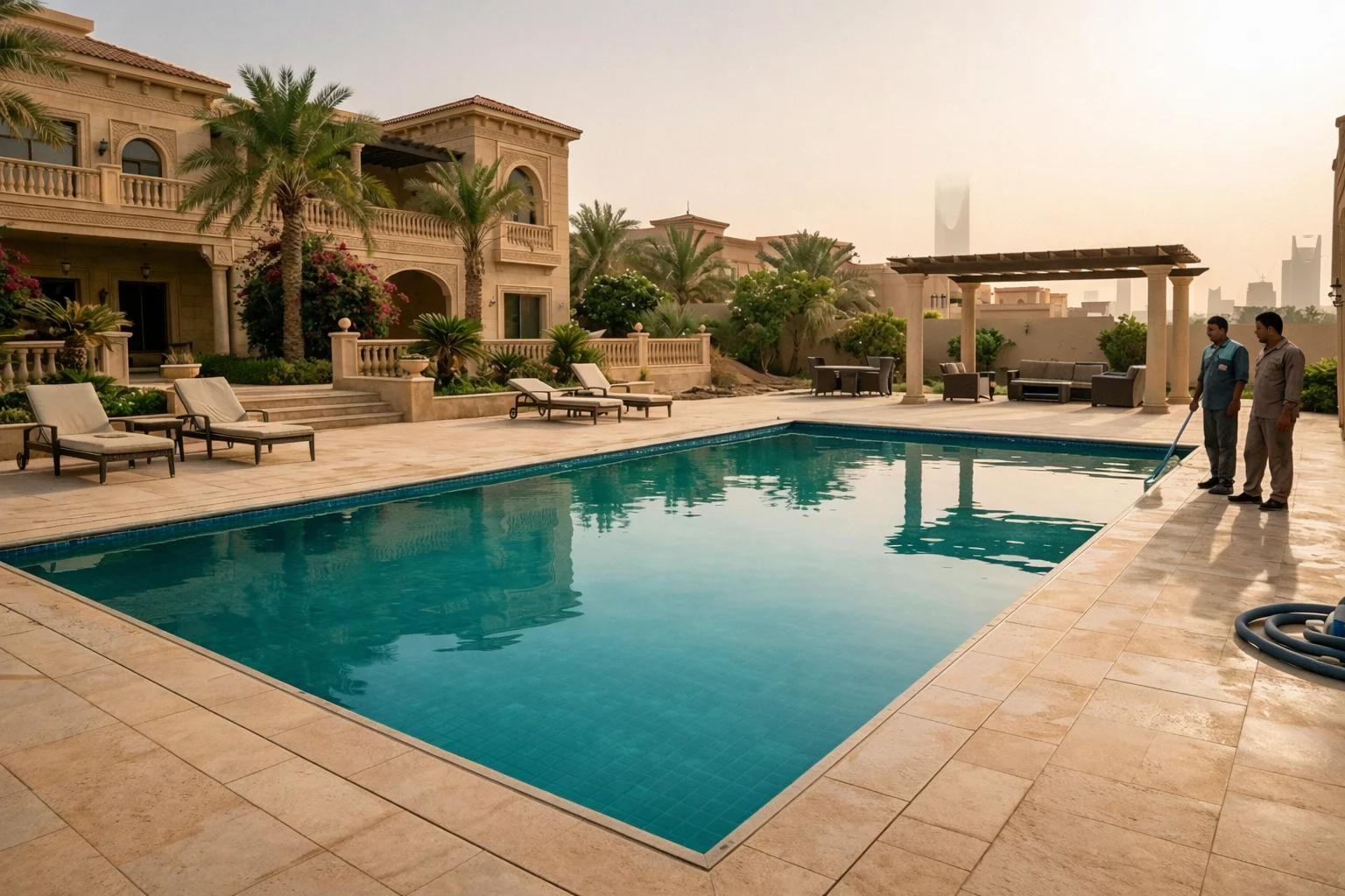 Pool After Cleaning Al Khaleej