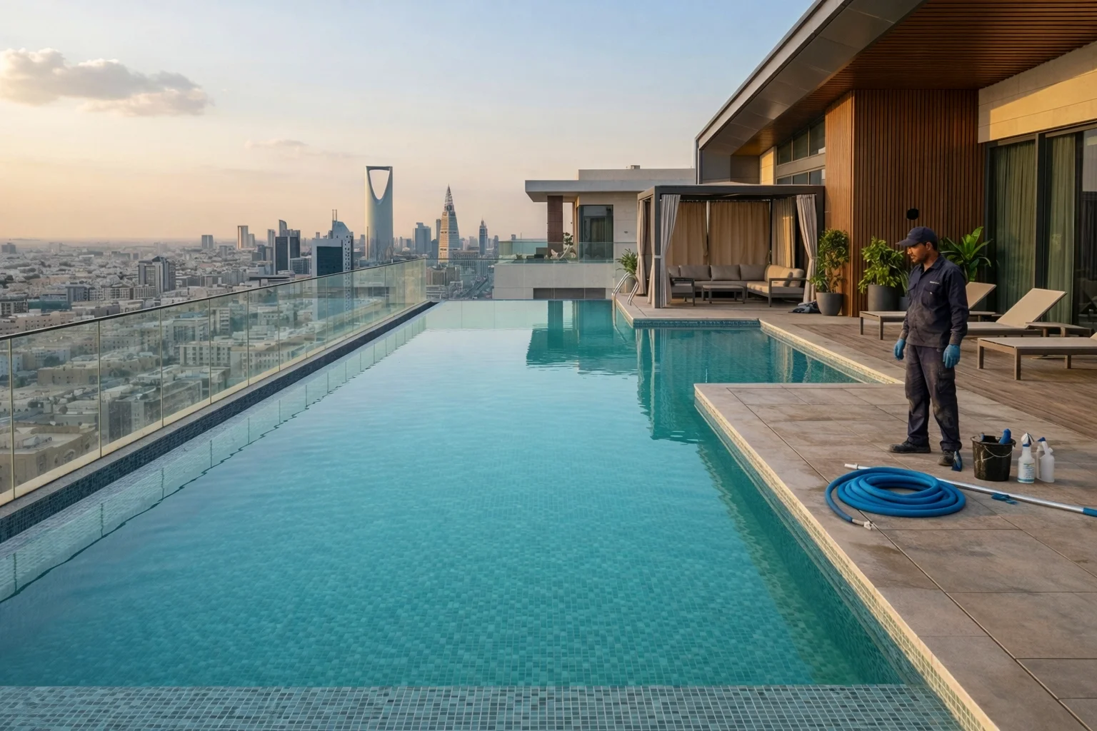 Pool After Cleaning Al Andalus