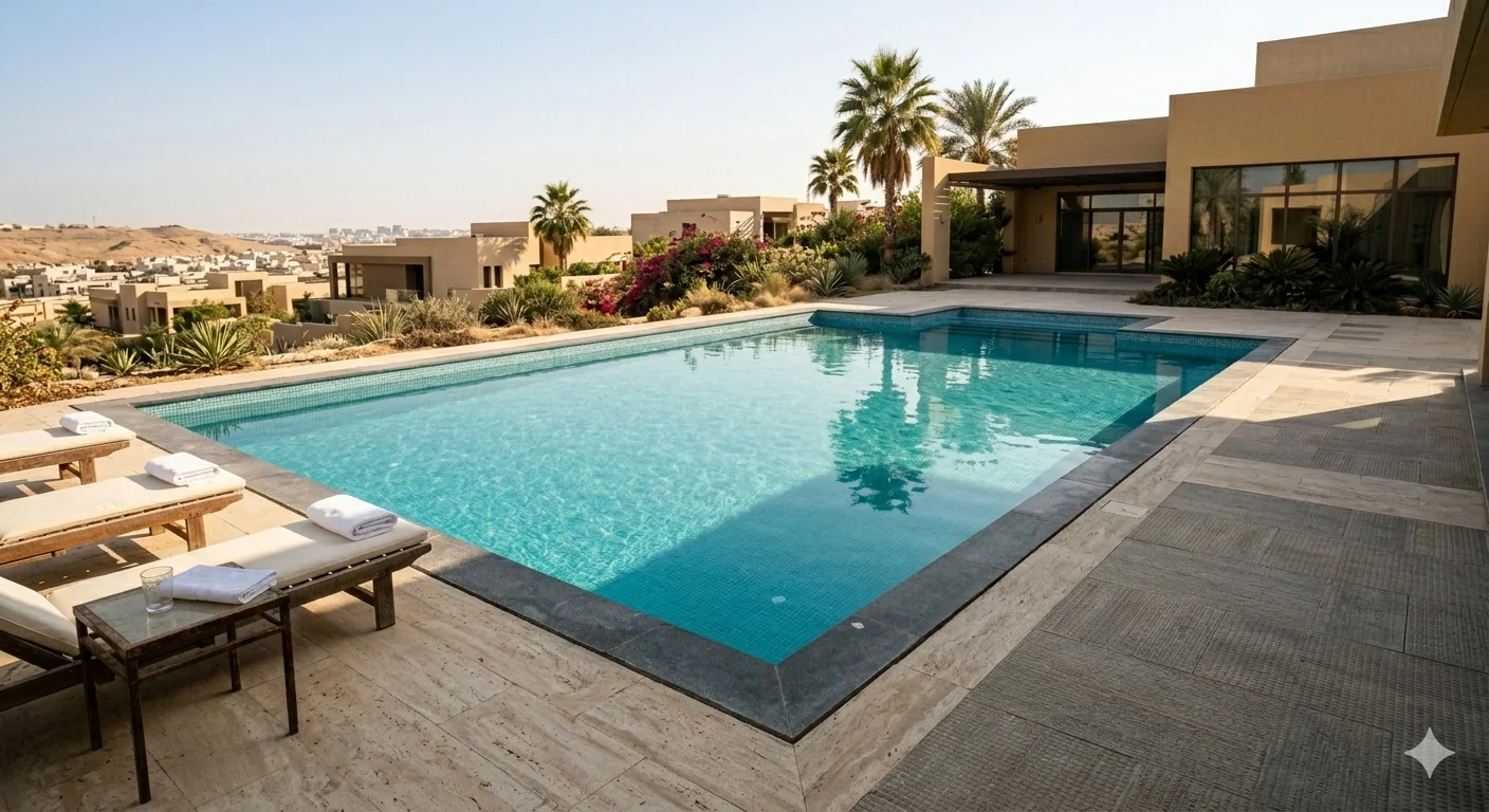 Pool After Cleaning Dhahrat Laban