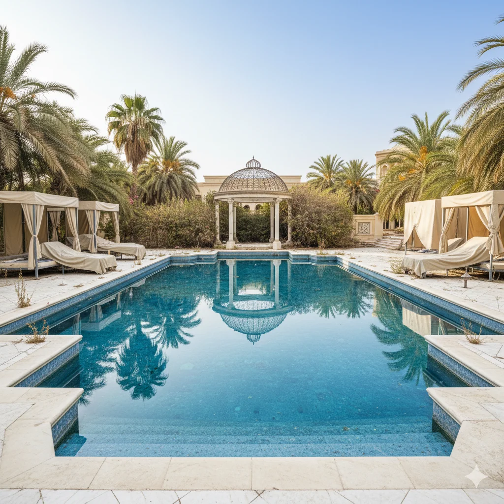 Pool After Cleaning Ad Dar Al Baida