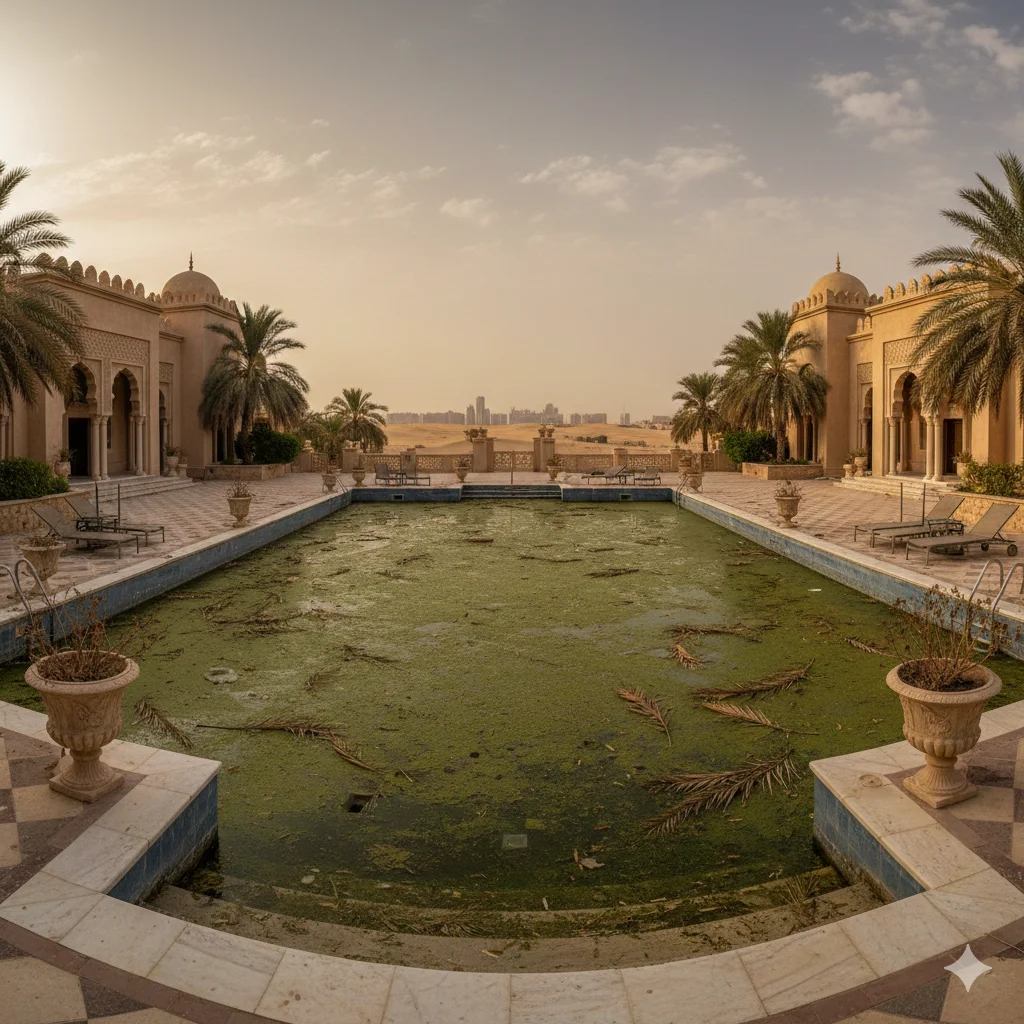 Pool Before Cleaning Al Shifa