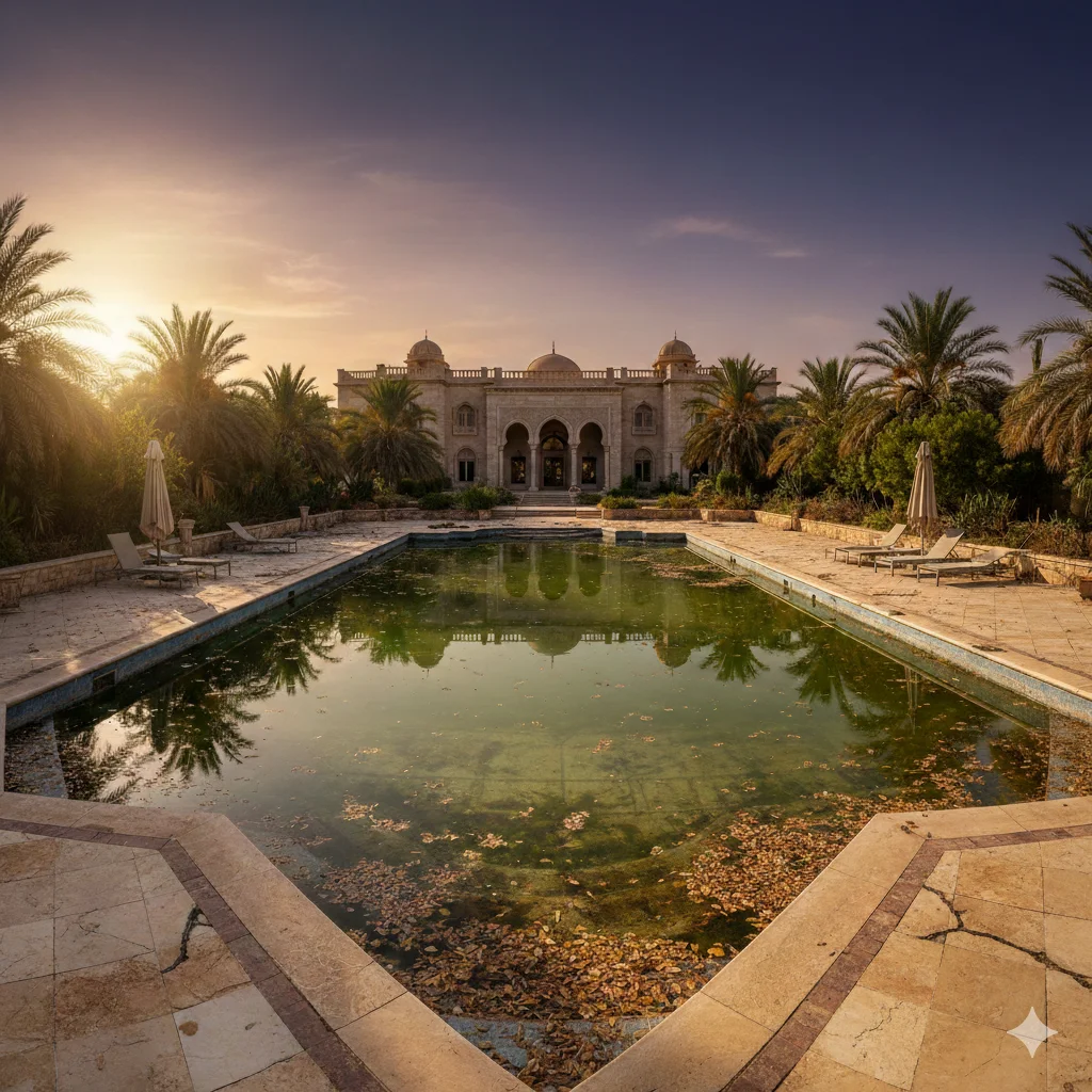 Pool Before Cleaning Badr