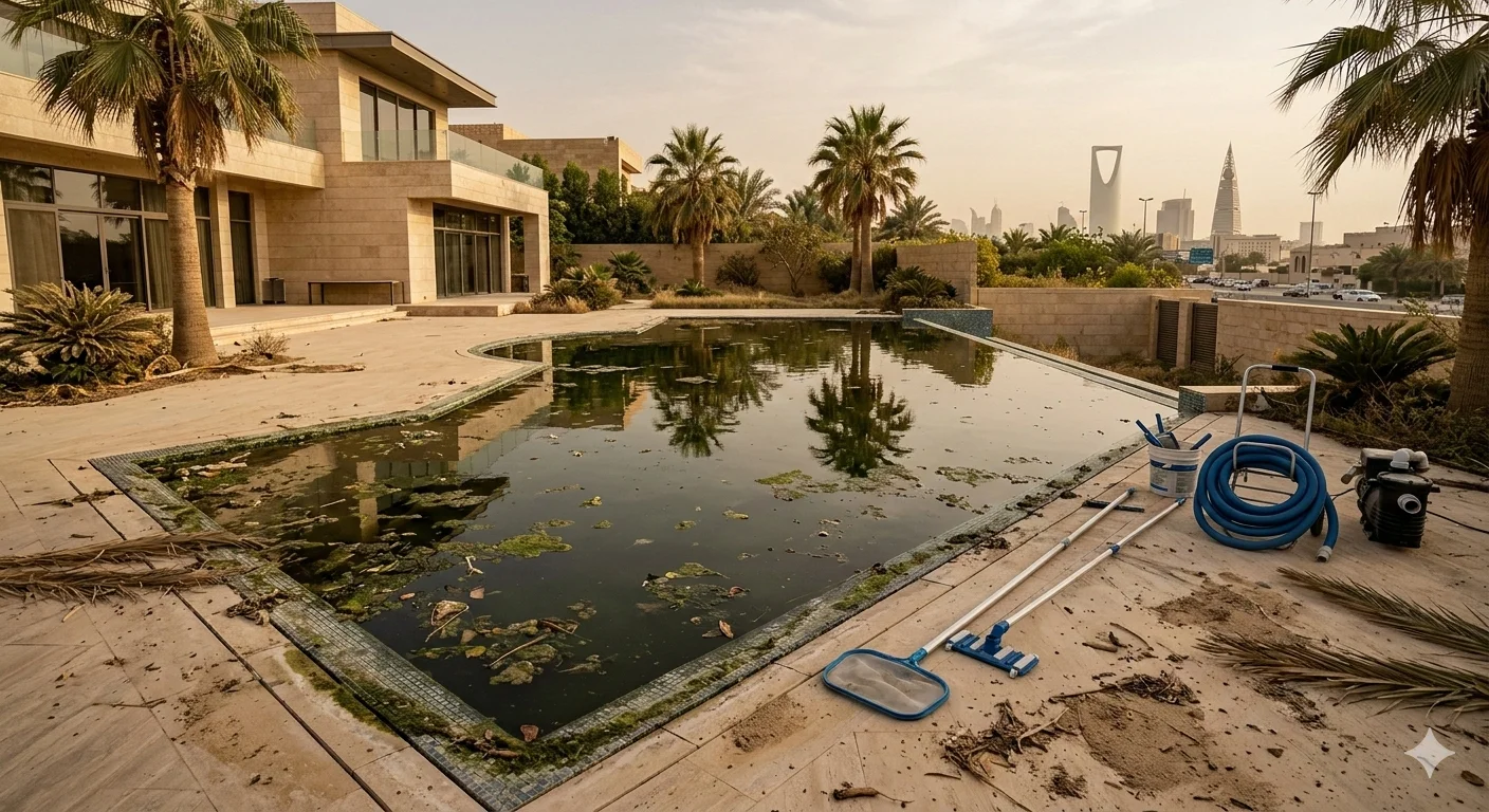 Pool Before Maintenance