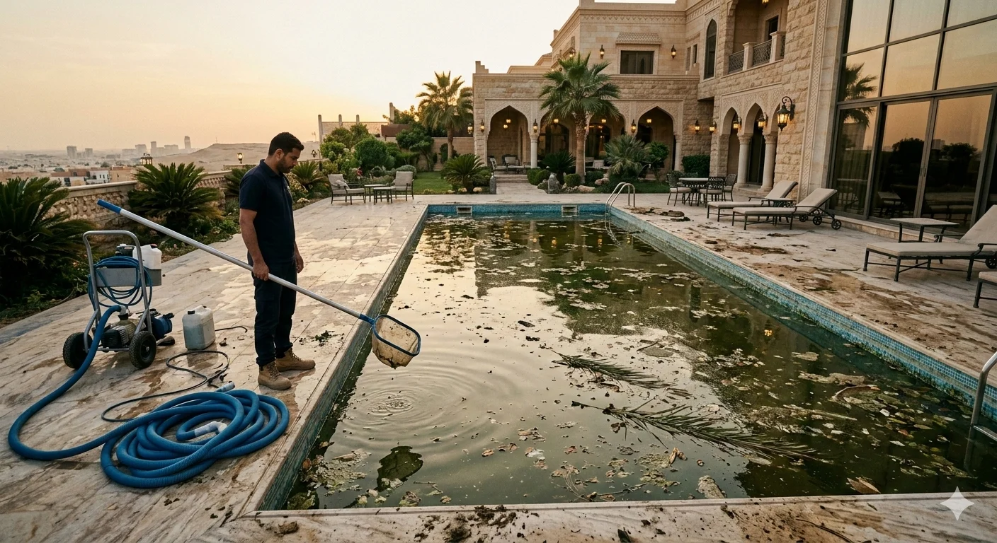 Pool Before Maintenance