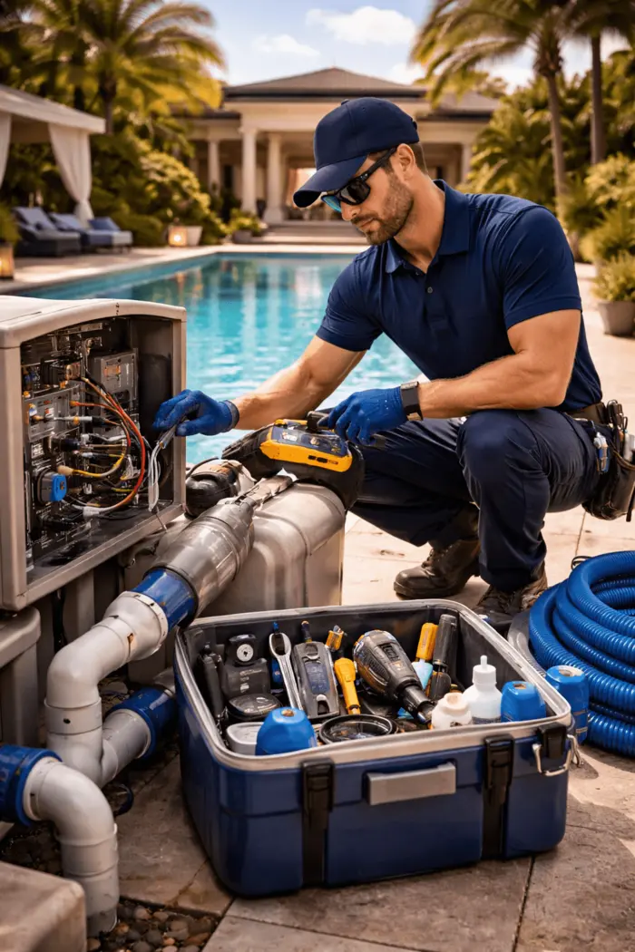 كشف تسربات المسابح بالرياض