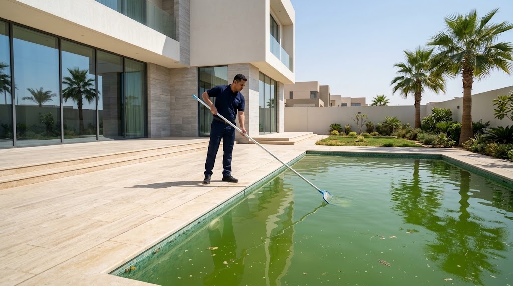 تنظيف مسابح عميق بالرياض